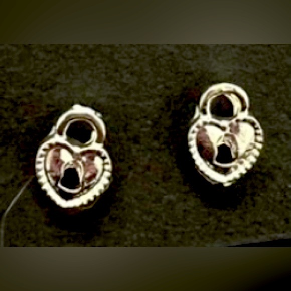 Jewelry - Nwot cute earrings with velvet dust bag